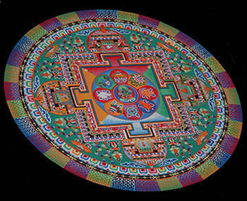  THE GREEN TARA SAND MANDALA 